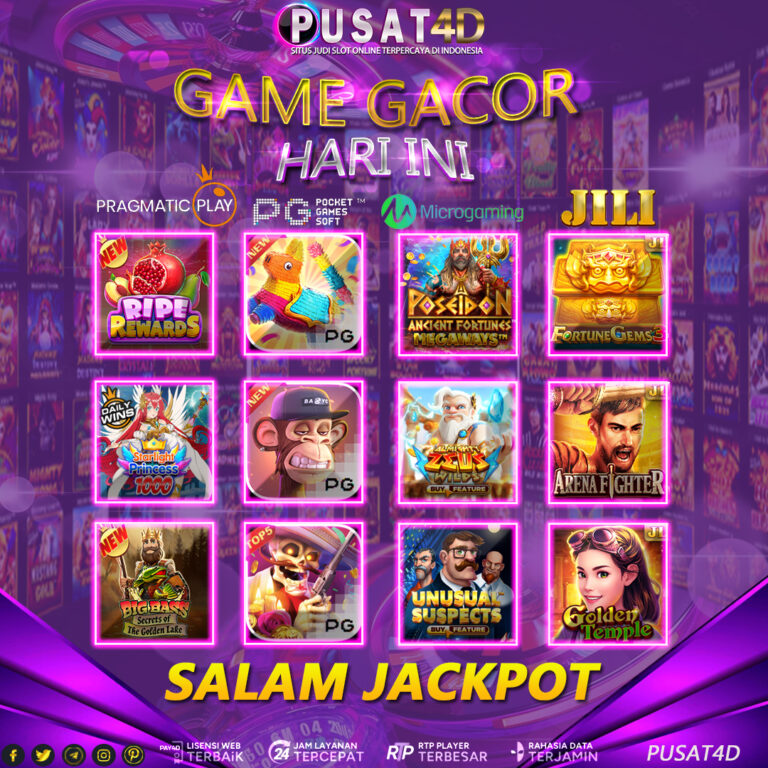 GAME GACOR 19 APRIL 2024 | SITUS SLOT ONLINE PUSAT4D