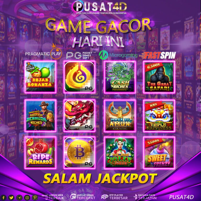 GAME GACOR 28 APRIL 2024 | SITUS SLOT ONLINE PUSAT4D