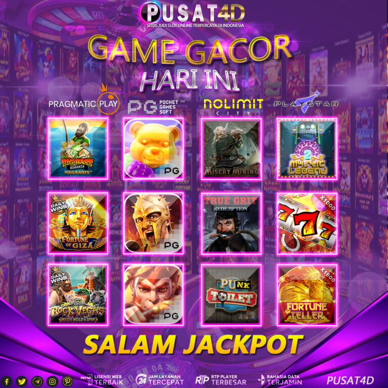 GAME GACOR 01 APRIL 2024 | SITUS SLOT ONLINE PUSAT4D