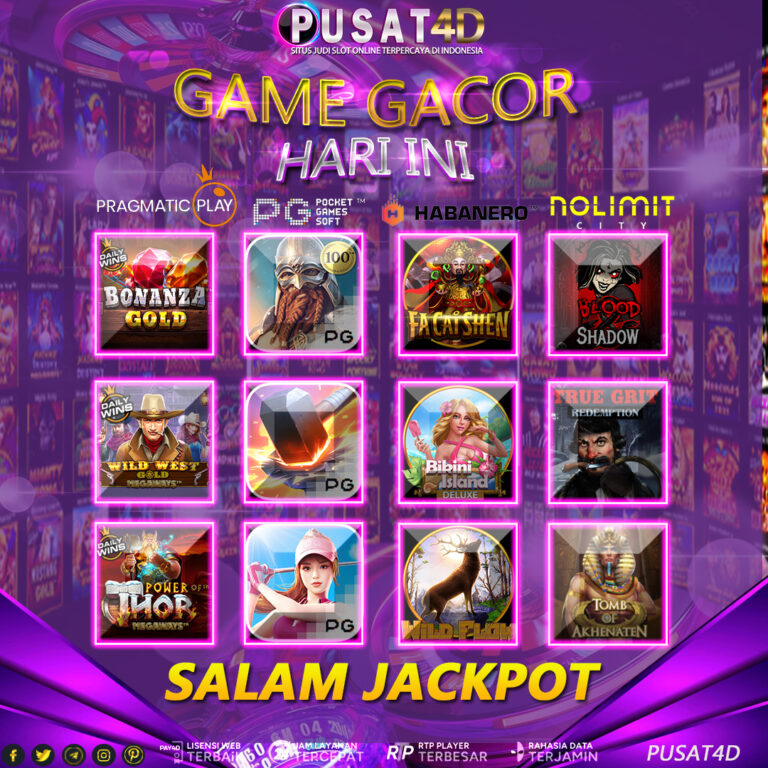 GAME GACOR 04 APRIL 2024 | SITUS SLOT ONLINE PUSAT4D